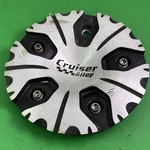 CAP-910MBF / Cruiser Alloy Attack Machined Black Fwd Bolt On Center. Fixed Price $33.00.