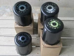 Nos 1970'S Vintage Cragar Center Cap Set (4) Black Plastic 3.3" 29187 T1. Fixed Price $119.99.