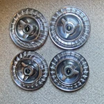 1963 Ford Thunderbird 14" Set Of Wheel Covers T-bird. Fixed Price $295.00.