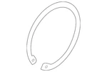 Genuine Land-rover Wheel Bearing Retainer Clip LR038382. Fixed Price $6.86.
