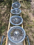 1980 Chevrolet Carpice 15" Wire Wheel Hubcaps 3124B Set Of Oem Gm. Fixed Price $199.00.