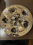 2014-2017 Jeep Cherokee Sport # IMP-91X 17" 5 Spoke Chrome Wheel Skins Only. Fixed Price $29.99.