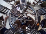 Fabulous, Original Zinik Z-10-CHROME Wheel Center # CAP-Z087 (1EA)-FREE Ship. Fixed Price $79.99.
