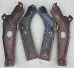 Ford Galaxie 500 Xl Ltd Rear Bumper Mounting Impact Support Brackets 1965-1966. Fixed Price $250.00.