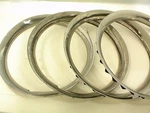 Vintage Trim Rings Wheel Beauty Narrow 15" Hot Rod Rat Hubcaps Custom. Fixed Price $110.00.