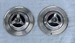 1964 Plymouth Sport Fury Hub Caps 14" Wheel Covers Early Style Black Center. Fixed Price $249.99.