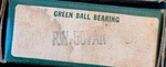 Vintage Nos Green Ball Bearing, #RW507AR Gm Vehicles. Fixed Price $47.00.