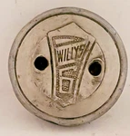 Brass Era Threaded Willys 6 Dust Cover Center Grease Hub Cap (897)V. Fixed Price $89.95.