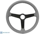 Black 14" Gray Leather 3 Spoke Steering Wheel (gm Comfort Grip Replacement). Fixed Price $228.99.