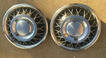 Pair Of (2)60-65 Ford/mercury Rotunda Used 13" Wire Wheel Hubcap Pt# C4OZ-1130-T. Fixed Price $90.00.