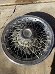 Chevrolet 14" Wire Spoke Wheel Cover Lh Unidirectional. Gm No. 14022173. Used.. Fixed Price $29.99.