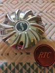 X1 Ssc Part #171C Only! Dealer Take Off Chrome Wheel Center Cap. 17" - 15". Fixed Price $246.31.