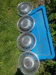 1980 1981 1982 1983 Oldsmobile Delta 88 15" Oem Hubcaps Wheel Covers Set. Fixed Price $130.00.
