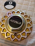 Nos Fittipaldi Elite Aluminum-gold Honeycomb Mesh Wheel Center Cap Hub # M-414. Fixed Price $118.99.