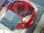 Trim Parts 8190 Wheel Center Emblem For 1970 LATE-1972 Gto Red. Fixed Price $34.00.