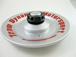 Team Dynamics/ Unknown Silver Custom Wheel Center #LC45 (for 1 Cap). Fixed Price $42.25.