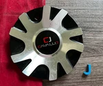 #j 1) Cavallo Wheels Silver / Gloss Black Custom Center Cap C-5492-1. Fixed Price $37.95.