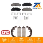 Front Rear Ceramic Brake Pads & Drum Shoes Kit Ford Ranger Mazda B4000 B3000. Fixed Price $58.30.