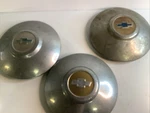 Chevrolet Hubcaps Dog Dish Bowtie Metal Wheel Covers Set Of 3 9 Inch Lot Chevy. Fixed Price $29.99.