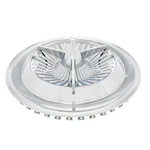 United Pacific C5059 Axle Hub Cap 16", Chrome Plated, Polara Tri Bar. Fixed Price $396.54.