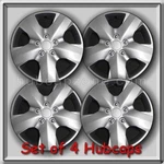 16" Toyota Hubcaps 2007-2008 Silver Wheel Covers Set Of. Fixed Price $140.00.