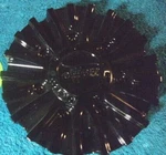 New Effen Black Custom Wheel Center Cap Hub Cover Part # C919-1 Smaller Version. Fixed Price $103.99.