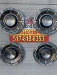 1970-73 Ford Maverick Blue -14 Hubcaps Set Rare Grabber Beautiful Stainless.. Fixed Price $95.00.