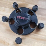 Used Oem 88-98 Gmc 1500 Sierra Black Lug Wheel Center Hub Cap 46249. Fixed Price $35.00.