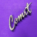 BIN22 Used 1965 Ford Mercury Comet Script Emblem Name C5GB-16604-A Oem 5514. Fixed Price $14.99.