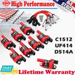 8PCS D514A Ignition Coils + 748UU Spark Wires Pack For Gm Gen Iv LS2 LS3 LS4 LS7. Fixed Price $139.99.