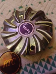 X1 Ssc Part #171C Only! Mists Of Pittings Chrome Wheel Center Cap 17"- 15". Fixed Price $115.41.