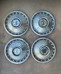 1963 Ford Galaxie Hubcaps 14" Wheel Rim Covers Original Set. Fixed Price $99.00.