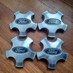 Ford Freestyle Center Cap Set, Machined Aluminum, 2005-2007, 5F93 1A096. Fixed Price $59.95.
