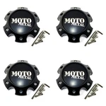 4X Moto Metal Satin Wheel Center Hub Caps 5-3/4" Bolt-on For 6X5.5 6X139.7 MO976. Fixed Price $132.60.