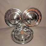 Set Of 3 Chevrolet 57 Chevy Bel Air Hub Caps Wheel Covers 14.5 Inch. Fixed Price $59.95.