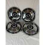 4 Vintage Studebaker 15 Wheel Hubcaps Single Chrome Cover. Fixed Price $150.00.