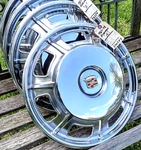 *set 4* 1967-78 Cadillac Eldorado Wheel Covers Hubcaps Rare! Sharp & Shiny*. Fixed Price $849.96.