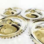 Custom Leadsled Bullet Flipper Hub Caps X 4 - Hot Rod/ Classic Truck 15". Fixed Price $124.95.