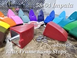 Rear Frame Bump Stops 58-64 Impala Gm# 3764438. Fixed Price $75.00.