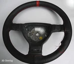 Triumph Spitfire 1500 New Perforated Leather Steering Wheel Cover+ Red Strap. Fixed Price $60.58.