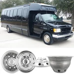 16" Polished Stainless Steel Dually Wheel Simulator Fit 1974-1998 Ford F3.... Fixed Price $390.82.