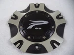 Platinum Wheels Silver / Gloss Black Custom Center Cap# A89-9122B (1). Fixed Price $49.00.
