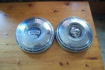Oe Vintage Pair Of Late 60S/EARLY 70S Ford 10.5 Dog Dish Caps,stainless. Fixed Price $27.00.