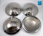 (SET/4) V8 Script Stainless Hubcaps 1940-1941 Ford Car & Truck. Fixed Price $149.95.