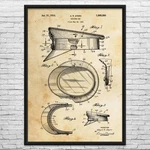 Policemans Cap Patent Wall Art: Officers Hat, Law Enforcement Art, Gift. Fixed Price $21.95.