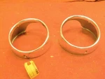 1964 Ford Galaxie Inner Headlight Trim Rings/doors/bezels Original Oem. Fixed Price $60.00.
