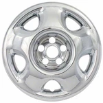 Coast Cover - 17 Inch 5 Spoke Chrome Set Of 4 Steel Wheels. Fixed Price $122.60.