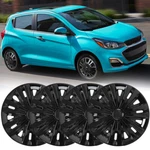 Set Of 4 For Chevrolet Spark 15" Car Wheel Cover Snap On Hub Caps Replacement. Fixed Price $65.10.