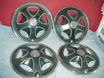 Datsun 240 Z Wheel Covers Hubcaps Nissan Driver Quality Set Non-dog Dish. Fixed Price $109.99.