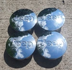 Jeep Grand Cherokee Compass Center Cap Set Of Chrome 2006-2017, P/n 52090401AB. Fixed Price $24.95.